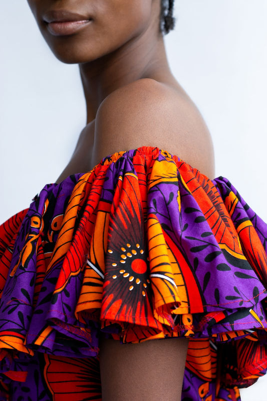 African Print Dress